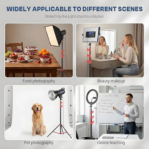 Light Stand Photography, 9.1ft/280cm Air Cushioned Studio Light Stand, alternate view 7