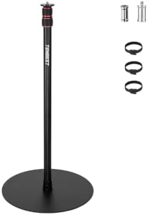 Light Stand with Flat Base, 80" Spring Cushioned Floor Stand