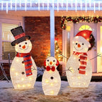 Light Up Snowman, hristmas Yard Decoration, 60 LEDs Lighted Snowman Christmas Decoration, Indoor Outdoor Lighted