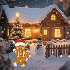 Lighted Christmas Gingerbread Garden Flag Decor, 12x18 In, alternate view 2