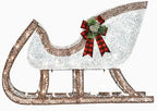 Lighted Christmas Reindeer & Sleigh, alternate view 3