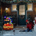 Lighted Christmas Truck Garden Flag Outdoor Decor, 12x18 In, alternate view 4