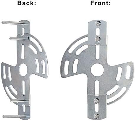 Lighting Adjustable Crossbar Kit Multifunctional Light Fixture Crossbar Plate Support to 35lb for Mount Wall, alternate view