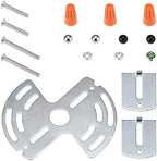 Lighting Adjustable Crossbar Kit Multifunctional Light Fixture Crossbar Plate Support to 35lb for Mount Wall, alternate view
