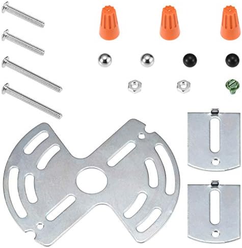 Lighting Adjustable Crossbar Kit Multifunctional Light Fixture Crossbar Plate Support to 35lb for Mount Wall, alternate view
