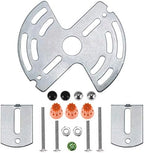 Lighting Adjustable Crossbar Kit Multifunctional Light Fixture Crossbar Plate Support to 35lb for Mount Wall, alternate view