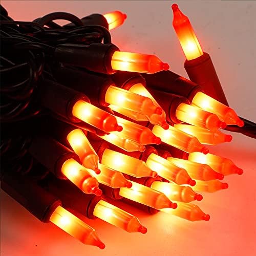 Lights, 29ft 150 Count Black Wire Incandescent Christmas Mini Lights, 120 V High-Voltage UL Certified Clear, alternate view 3