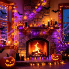 Lights Battery Operated, 50LED 16ft Outdoor Mini String Lights with 8 Modes & Timer, Black Wire Fairy Lights for, alternate