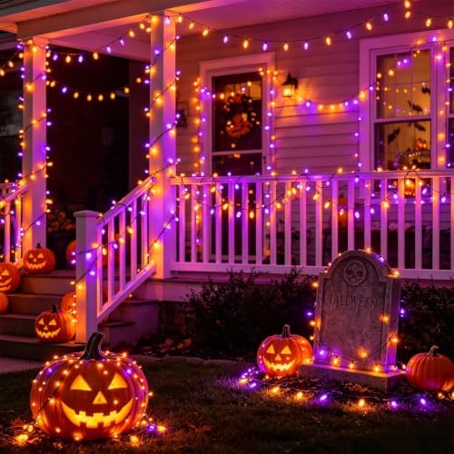 Lights Battery Operated, 50LED 16ft Outdoor Mini String Lights with 8 Modes & Timer, Black Wire Fairy Lights for, alternate