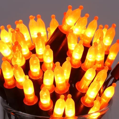 Lights Battery Operated, 50LED 16ft Outdoor Mini String Lights with 8 Modes & Timer, Black Wire Fairy Lights for, alternate