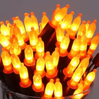 Lights Battery Operated, 50LED 16ft Outdoor Mini String Lights with 8 Modes & Timer, Black Wire Fairy Lights for, alternate