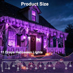 Lights, Spider Web Decorations, 8 Modes 218 LED Connectable Waterproof Green Wire Decorative String Lights with, alternate