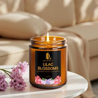 Lilac Blossom Scented Candles, Lilac Blossom Candle, Aromatherapy Candle Gifts for Women, Soy Candles for Home, alternate