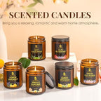 Lilac Blossom Scented Candles, Lilac Blossom Candle, Aromatherapy Candle Gifts for Women, Soy Candles for Home, alternate