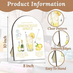 Limoncello Spritz Bar Sign, Cocktail Bar Recipe Sign for Bridal Shower, Bachelorette Party Table Signs, Homemade, alternate