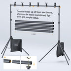 Lincostore Backdrop Stand Kit 10x7ft for Photography in 10x7ft, alternate view 4