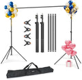 Lincostore Backdrop Support Stand Kit 10x7.1ft Adjustable Photography Studio Photo Background Support System