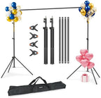 Lincostore Backdrop Support Stand Kit 10x7.1ft Adjustable Photography Studio Photo Background Support System