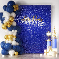 LiteGrid Series Shimmer Wall Backdrop - 24Pcs Blue