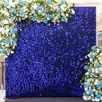 LiteGrid Series Shimmer Wall Backdrop - 24Pcs Blue, alternate view 6