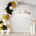 LiteGrid Series Shimmer Wall Backdrop - 36Pcs Mirror White