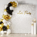 LiteGrid Series Shimmer Wall Backdrop - 36Pcs Mirror White