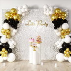 LiteGrid Series Shimmer Wall Backdrop - 48Pcs Mirror White