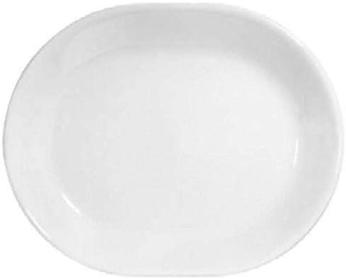 Livingware 12-1/4-inch Serving Platter, Winter Frost White-3-pack in 2.3 in White, alternate view 3