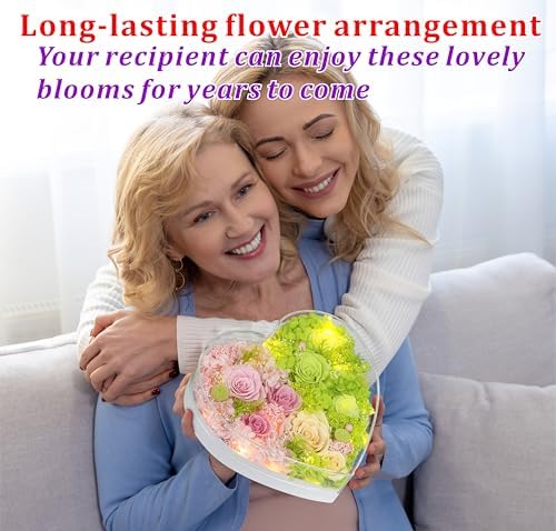 Long-Lasting Real Flowers - "Sweet" Floral Gift For You To Send Love in Pink & Green Roses Arrangement, alternate view 4
