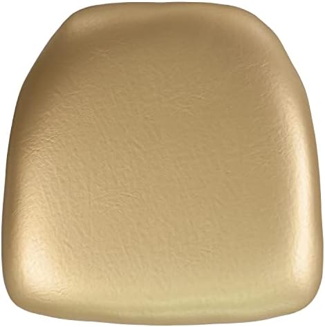 Louise 20 Pack Hard Gold Vinyl Chiavari Chair Cushion