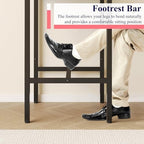 Lutown-Teen Square Bar Table, High Top Table - Industrial Metal Frame for Small Spaces & Narrow Kitchens, alternate view 5