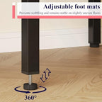 Lutown-Teen Square Bar Table, High Top Table - Industrial Metal Frame for Small Spaces & Narrow Kitchens, alternate view 6