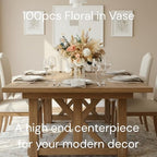 Luxury Floral Arrangement with Vase - Pampas Grass & Artificial Flowers, alternate view 5