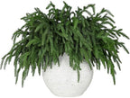 LZNPA 12 Pcs Realistic Christmas Pine Branches Natural Droopy Soft Bendable