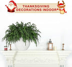 LZNPA 50 Pcs Realistic Christmas Pine Branches Natural Droopy Soft Bendable, alternate view 6