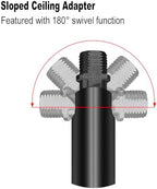 M12 Threaded Extension Poles Lighting Fixture Downrods Stems for Pendant Light, Island Lighting, Chandeliers, alternate view