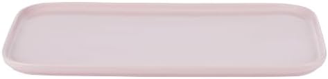Madison Pink Durable Bone China Rectangular Serving Platter, 16 in. in Pink, alternate view 5