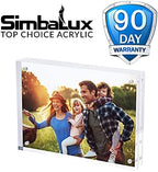 Magnetic Acrylic Picture Photo Frame 5x7 inches Clear Edge, 3 Pack in 5x7 inches in Clear, alternate view 7