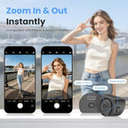 Magnetic Selfie Stick Tripod for iPhone Android, MagSafe, Black in Black, alternate view 5