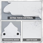 Marble Christmas Tree Cheese Board Marble Christmas Tree Shaped Charcuterie Cutting Board Decorative Serving, alternate view