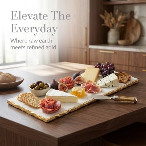 Marble Tray Serving Platter, Marble Riser For Kitchen Counter in One Size in White, alternate view 2