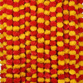 Marigold Garland for Decoration 4.8 feet Long Strands Artificial Marigold Flowers, Indian Décor for Pooja