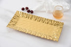 Mascali D'oro Rectangular Tray, Gold, 15" x 7.5" x 1 in Large in Mascali D'oro Gold, alternate view 6