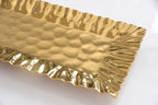 Mascali D'oro Rectangular Tray, Gold, 15" x 7.5" x 1 in Large in Mascali D'oro Gold, alternate view 7