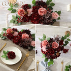 Mature Burgundy Artificial Flowers Combo Box Set for Wedding Bouquets Home in Mature Burgundy, alternate view 4