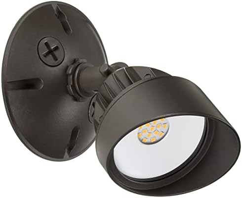 Maxxima LED Brown Outdoor Flood Security Wall Light 800 Lumens 3000K 2 Pack, alternate view 4