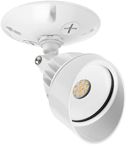 Maxxima LED White Outdoor Flood Security Wall Light 950 Lumens 3000K 2 Pack, alternate view 2
