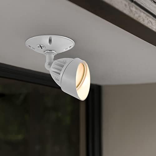Maxxima LED White Outdoor Flood Security Wall Light 950 Lumens 3000K 2 Pack, alternate view 4