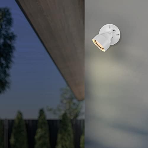 Maxxima LED White Outdoor Flood Security Wall Light 950 Lumens 3000K 2 Pack, alternate view 5