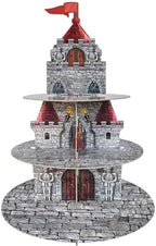 Medieval Castle Cupcake Stand Medieval Knight Birthday Party Decorations 3 Tiered Castle Dessert Cake Table
